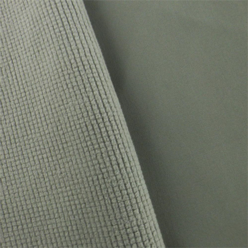 Gray Soft Shell Grid Fleece DFW10548