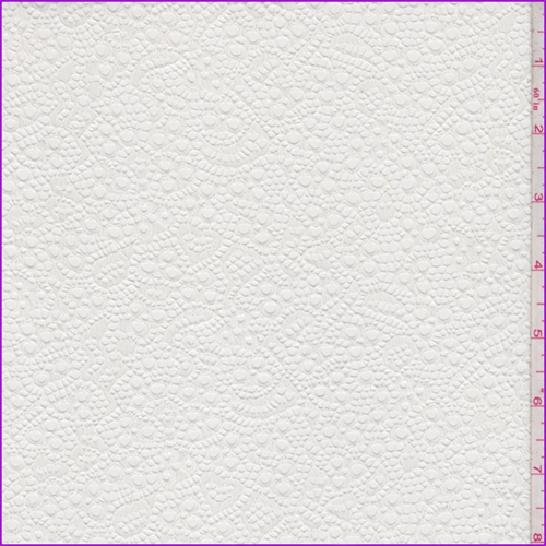 Off White Fine Eyelet Lace