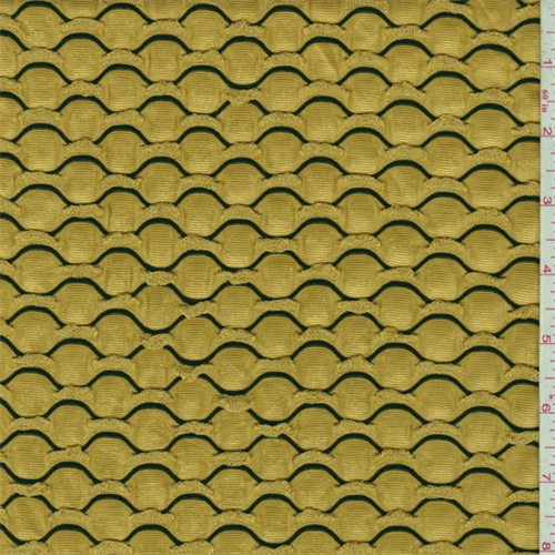 Goldenrod/Black Puckered Stretch Slinky