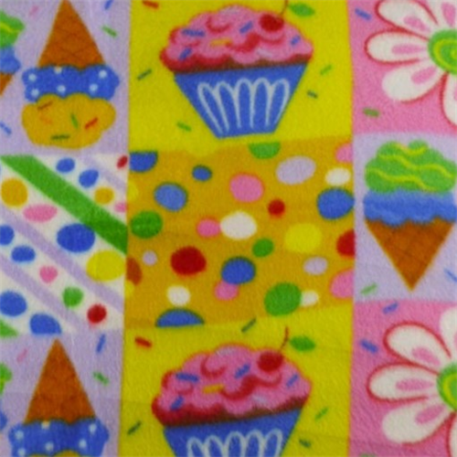 Multicolor Birthday Fleece DFW10381