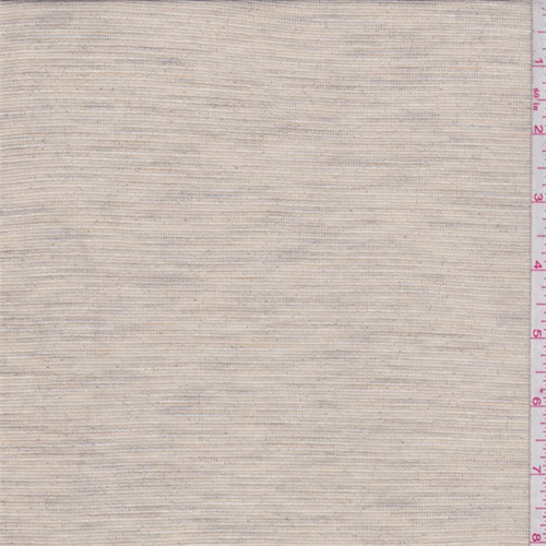 Golden Beige Slubbed Sparkle Knit