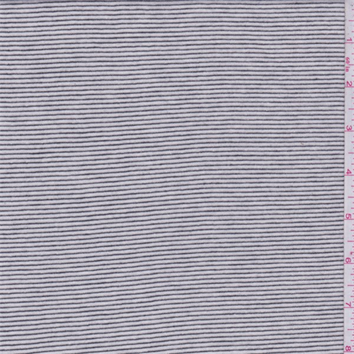 Ivory/Slate Pinstripe Layered Knit