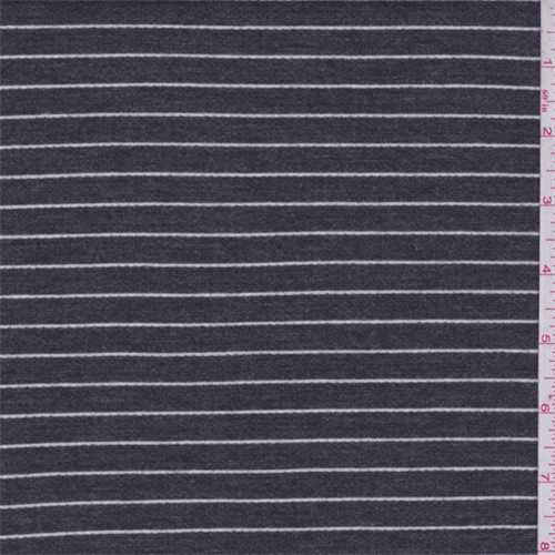 Slate/White Stripe Layered Knit