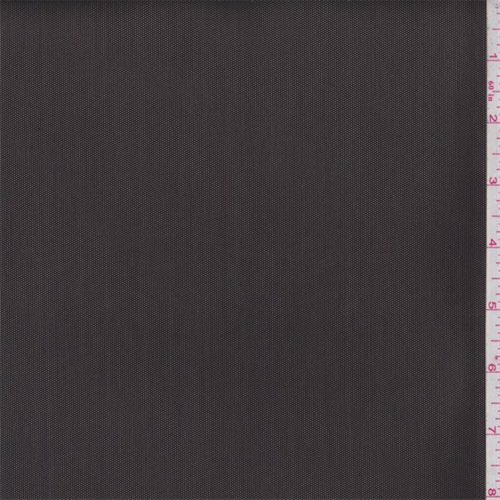 Deepest Brown Micro Stretch Mesh