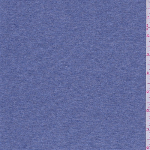 Heather Blue Rayon Jersey Knit