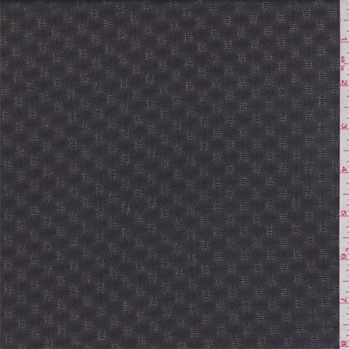 Black Leno Hashtag Chiffon