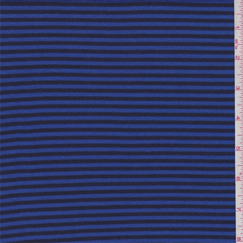 Blue/Navy Stripe Thermal Knit
