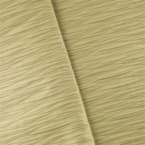 Cream Beige TFA Twitter Pleated Taffeta Decorating Fabric DFW52218