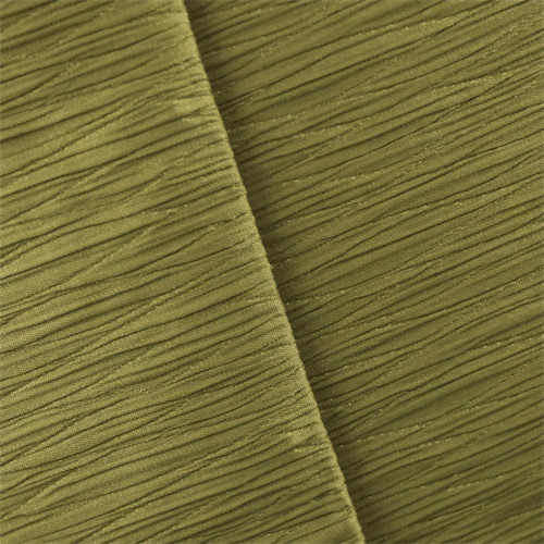 Green Twitter Pleated Taffeta Decorating Fabric DFW52221
