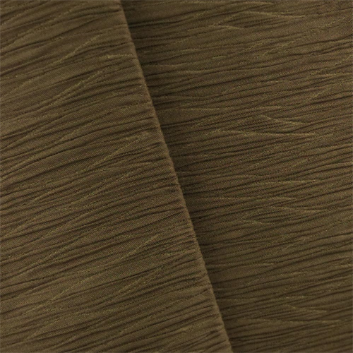 Coffee Brown TFA Twitter Pleated Taffeta Decorating Fabric DFW52226
