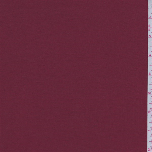 Garnet Red Rayon Jersey Knit