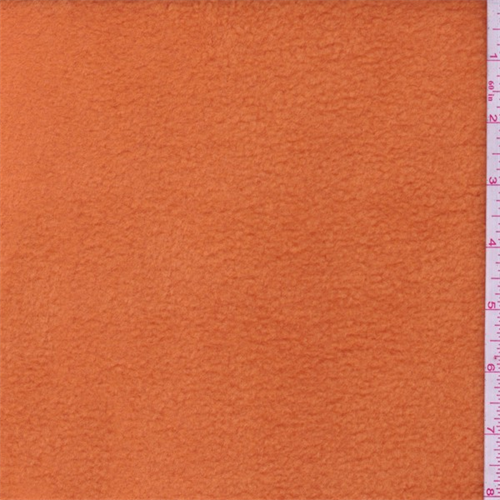 Orange Polyester Fleece