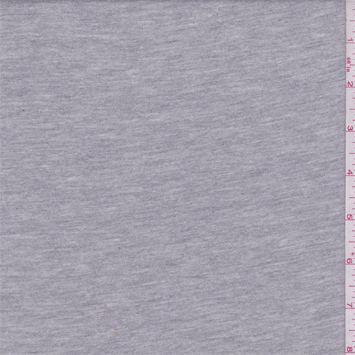 Heather Grey Rayon Jersey Knit