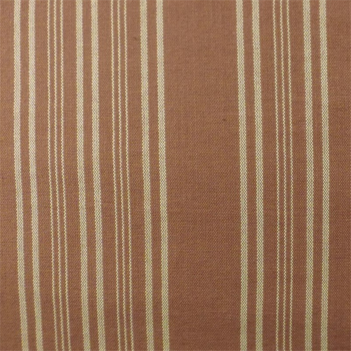 Sienna Brown Sand Dune Cotton Stripe Home Decorating Fabric DFW52352