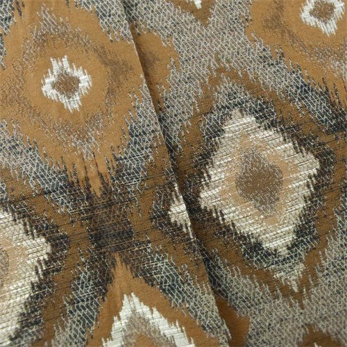 Malay Brown Byzantine Jacquard Home Decorating Fabric DFW52357