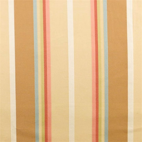 Tan/Multi Woven Stripe Home Decorating Fabric DFW52368