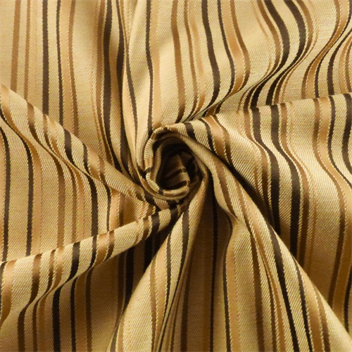 Beige/Brown Twill Stripe Home Decorating Fabric