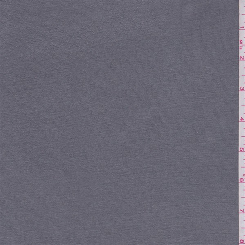 Dark Grey Rayon Jersey Knit