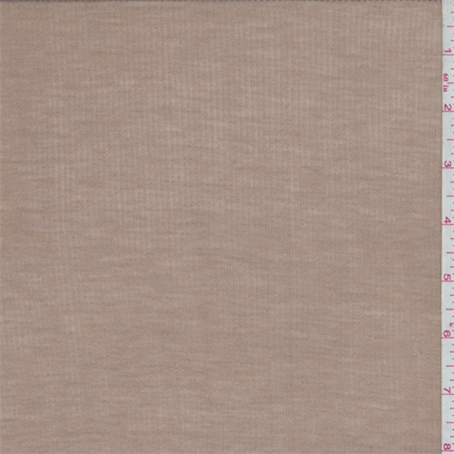 Camel Brown Rayon Mini Rib Knit