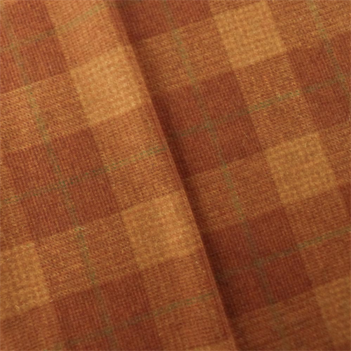 Orange/Multi Wool Glen Plaid Flannel DFW52585