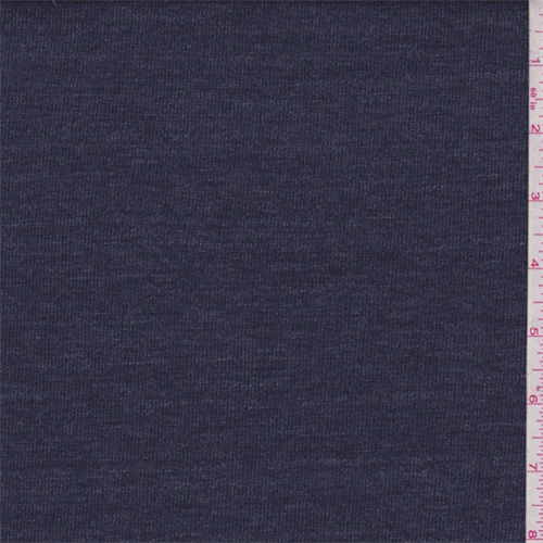 *3 1/8 YD PC--Heather Denim Blue Sweatshirt Fleece
