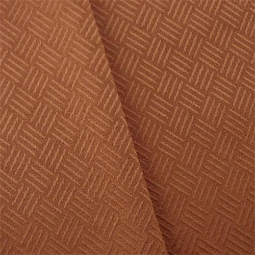 Amber Orange Crosshatch Jacquard Home Decorating Fabric DFW52598
