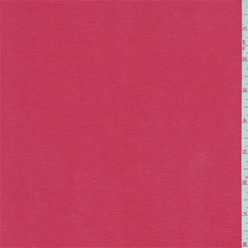 Red Orange Rayon Jersey Knit