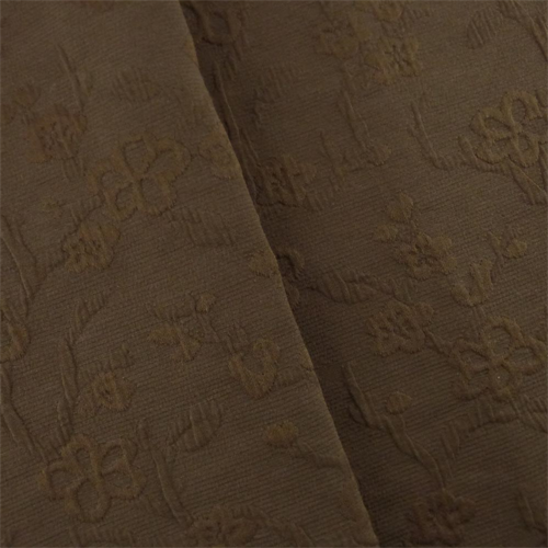 Brown Floral Matelasse Home Decorating Fabric DFW52412