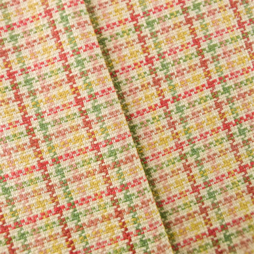 Ivory/Multi Plaid Home Decorating Fabric DFW52654