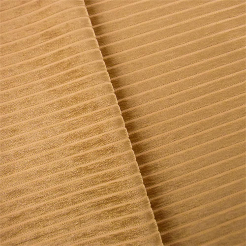 Carmel Brown Striped Chenille Home Decorating Fabric DFW52663