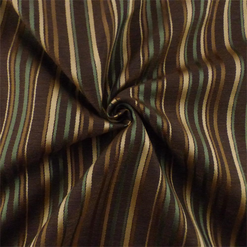 Chocolate Brown/Multi Stripe Home Decorating Fabric DFW52704
