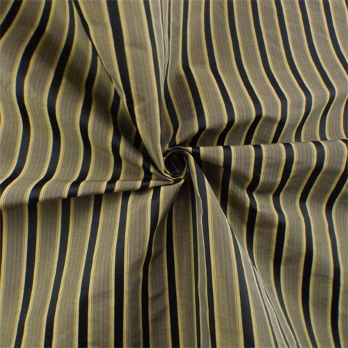 Fossil Gray/Multi Shantung Stripe Drapery Fabric DFW52712