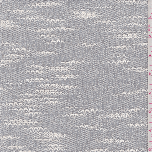 *3 YD PC--Sterling Grey French Terry Sweater Knit