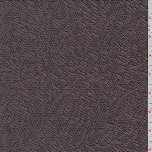 *3 1/2 YD PC--Bark Brown Jacquard Knit