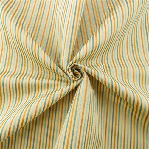 Turquoise/Multi Rib Stripe Home Decorating Fabric DFW52726