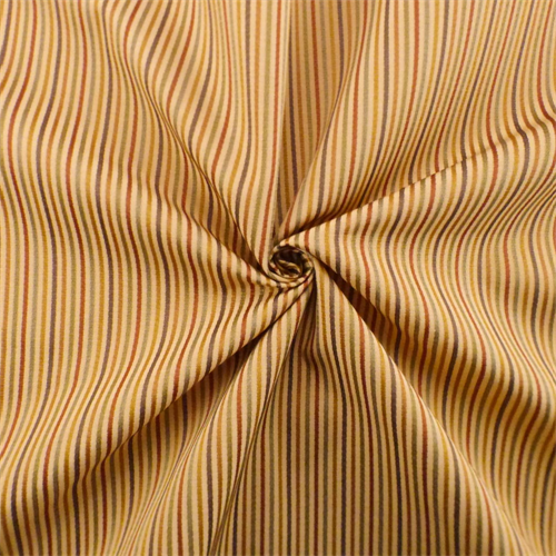 Peach/Multi�Striped Rib Weave Drapery Fabric DFW52727