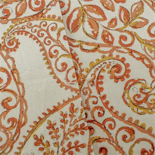 Ivory/Multi J Adams Paisley Print Home Decorating Fabric DFW52747