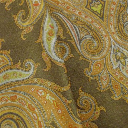 Multi�P Kaufmann Paisley Print Chenille Decorating Fabric DFW52751