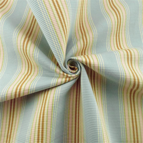 Baby Blue/Multi Ottoman Stripe Home Decorating Fabric DFW52758