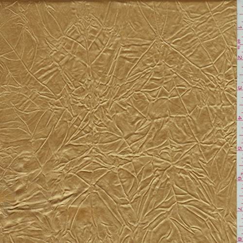 Orange Bronze Crinkled Satin