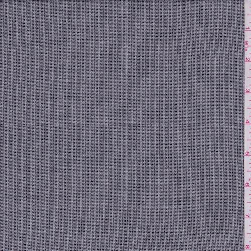 Black/Pale Grey Wool Blend Suiting