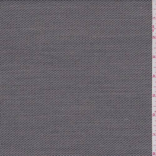 Black/Sterling Grey Wool Blend Stripe Suiting