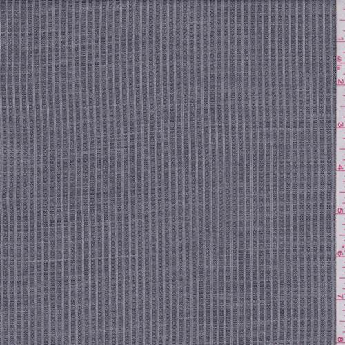 Black/Grey Stripe Wool Blend Suiting