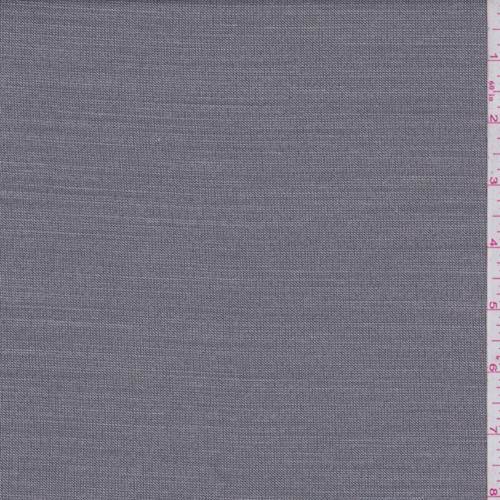 Smoke Grey Cross Hatch Wool Blend Suiting