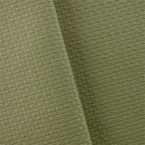 Olive Green Checkered Home Decorating Fabric DFW52943