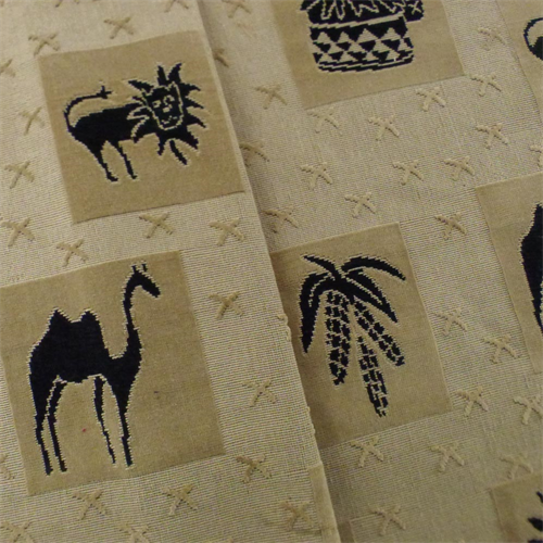 Beige/Black J. Robert Scott Animal Pile Upholstery Fabric DFW53065