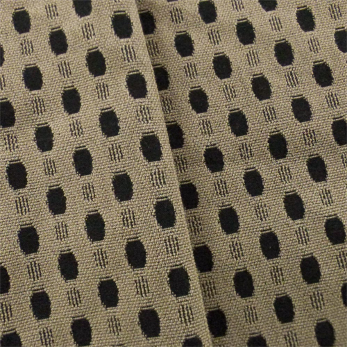 Taupe Beige/Black J. R. Scott Dot Upholstery Fabric DFW53075