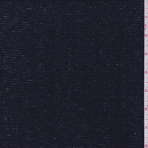 Midnight Blue Polyester Sweater Knit