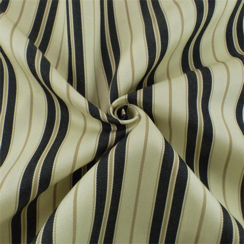 Ivory/Black Herringbone Stripe Home Decorating Fabric DFW52974