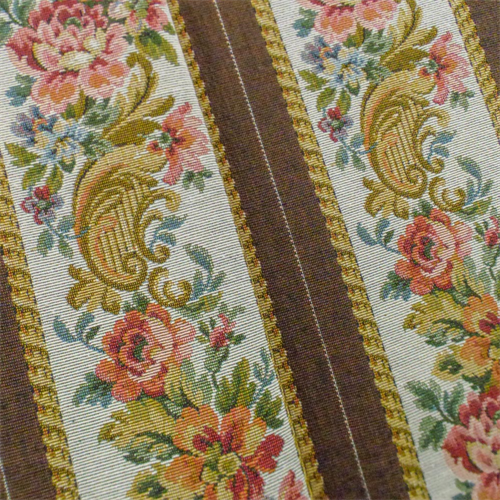 Multi Designer Floral Stripe Tapestry Home Decorating Fabric DFW53000
